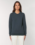 Le sweatshirt iconique à col rond unisexe en coton bio