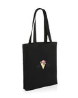 Tote-bag coloré en coton recyclé épais