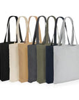 Tote-bag coloré en coton recyclé épais