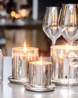 La bougie sous cloche