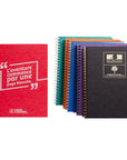 Le cahier en carte lustré