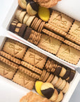 Coffret gourmand avec biscuits personnalisables