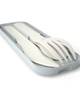 Le set de couverts en plastique biodégradable