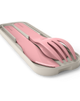 Le set de couverts en plastique biodégradable