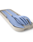 Le set de couverts en plastique biodégradable