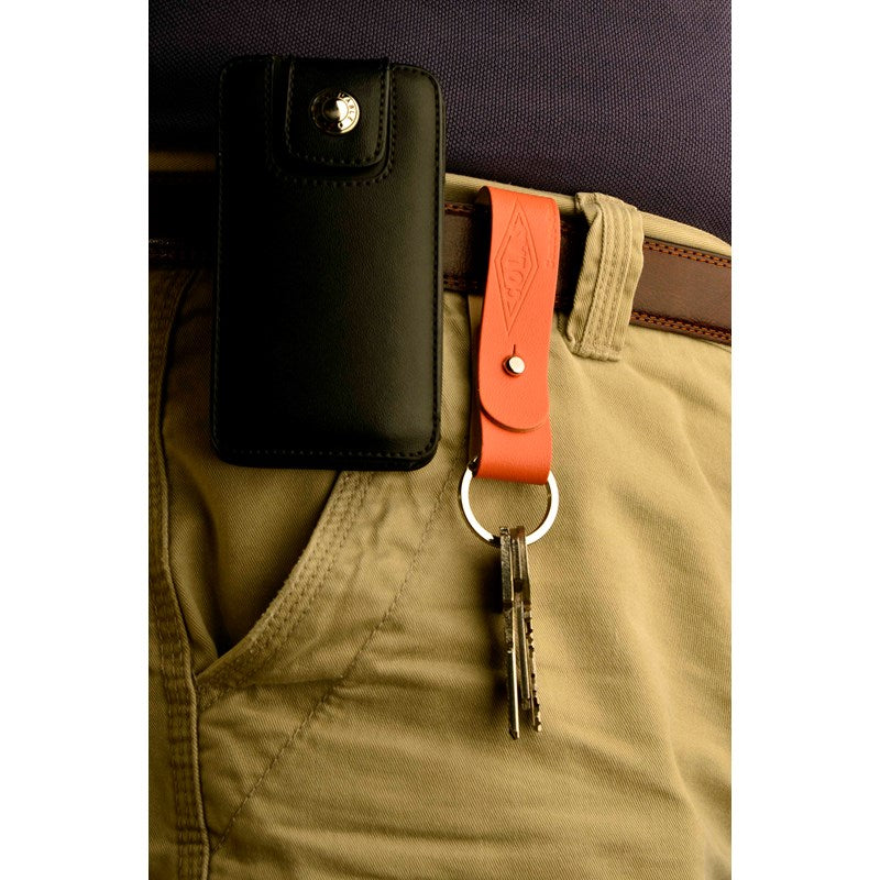 Le porte-clés en cuir recyclé