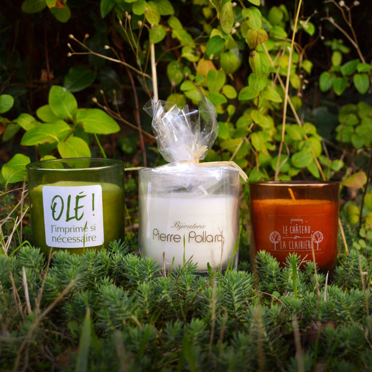 Bougie personnalisée