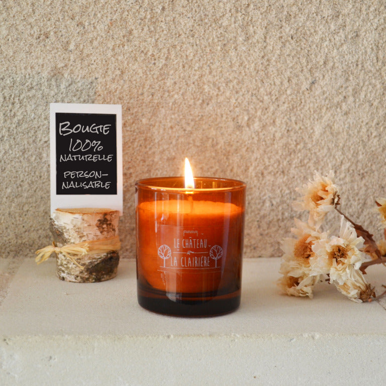 Bougie personnalisée