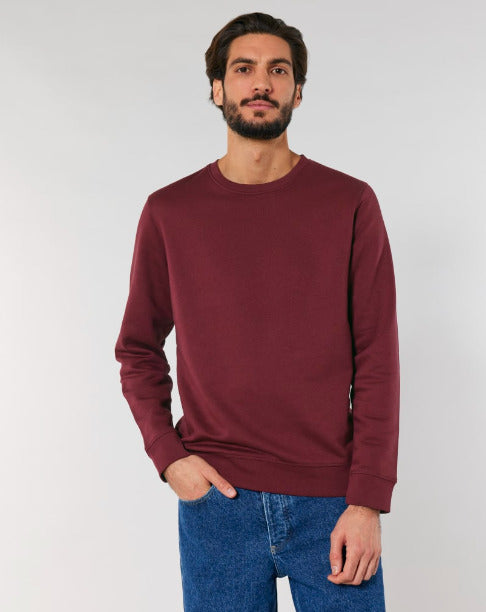 Le sweatshirt basique à col rond en coton bio