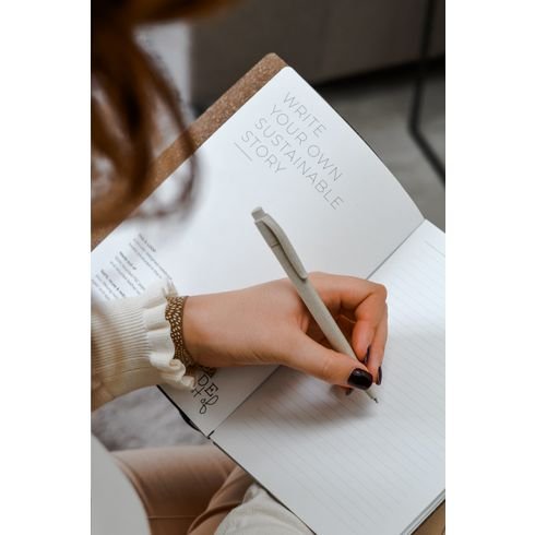 Carnet rechargeable en cuir recyclé européen