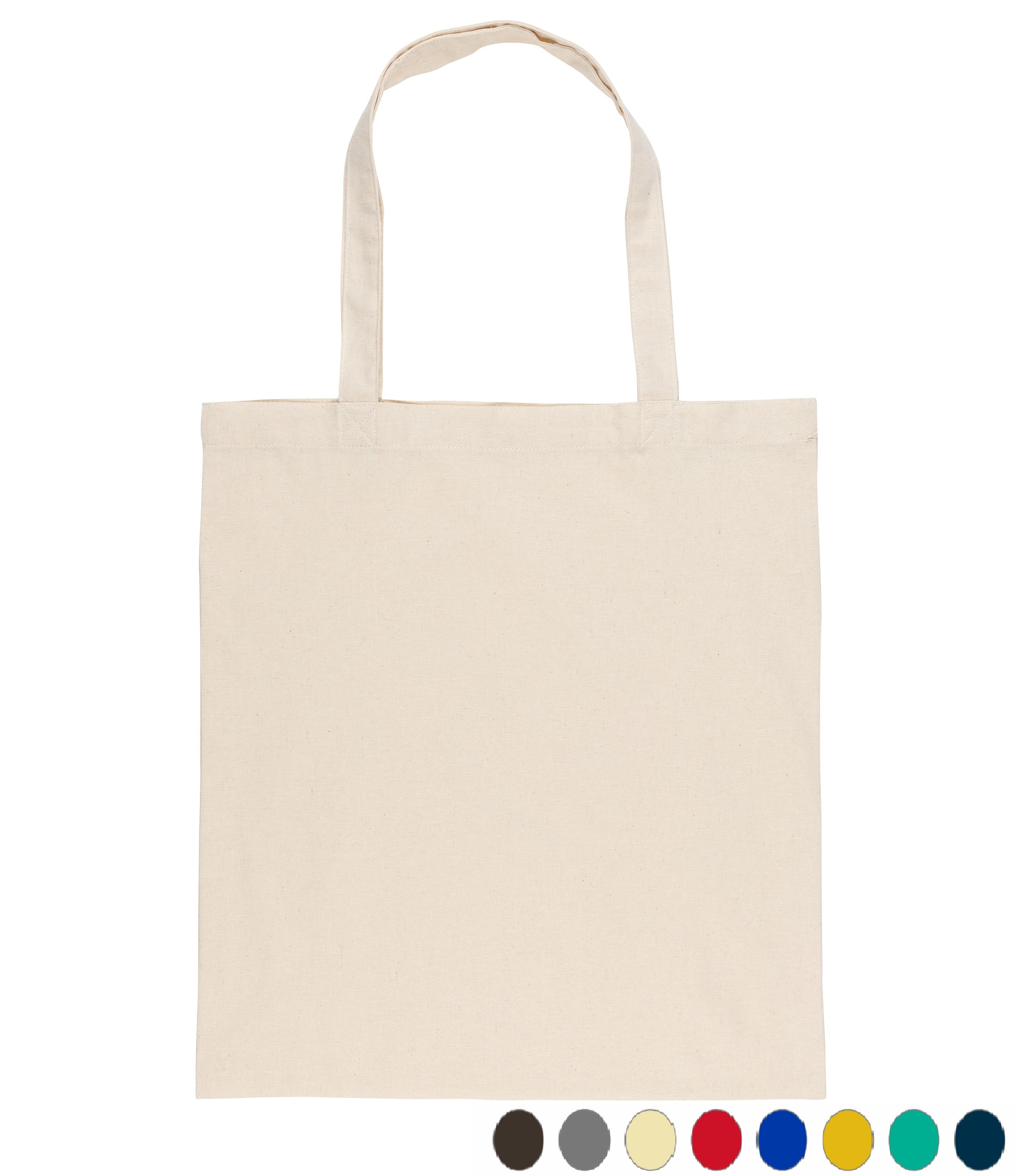 Tote bag coloré en coton recyclé léger