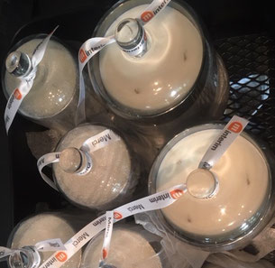 La bougie sous cloche