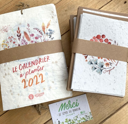 Les supports de communication ensemencés