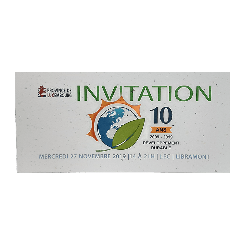 Les supports de communication ensemencés